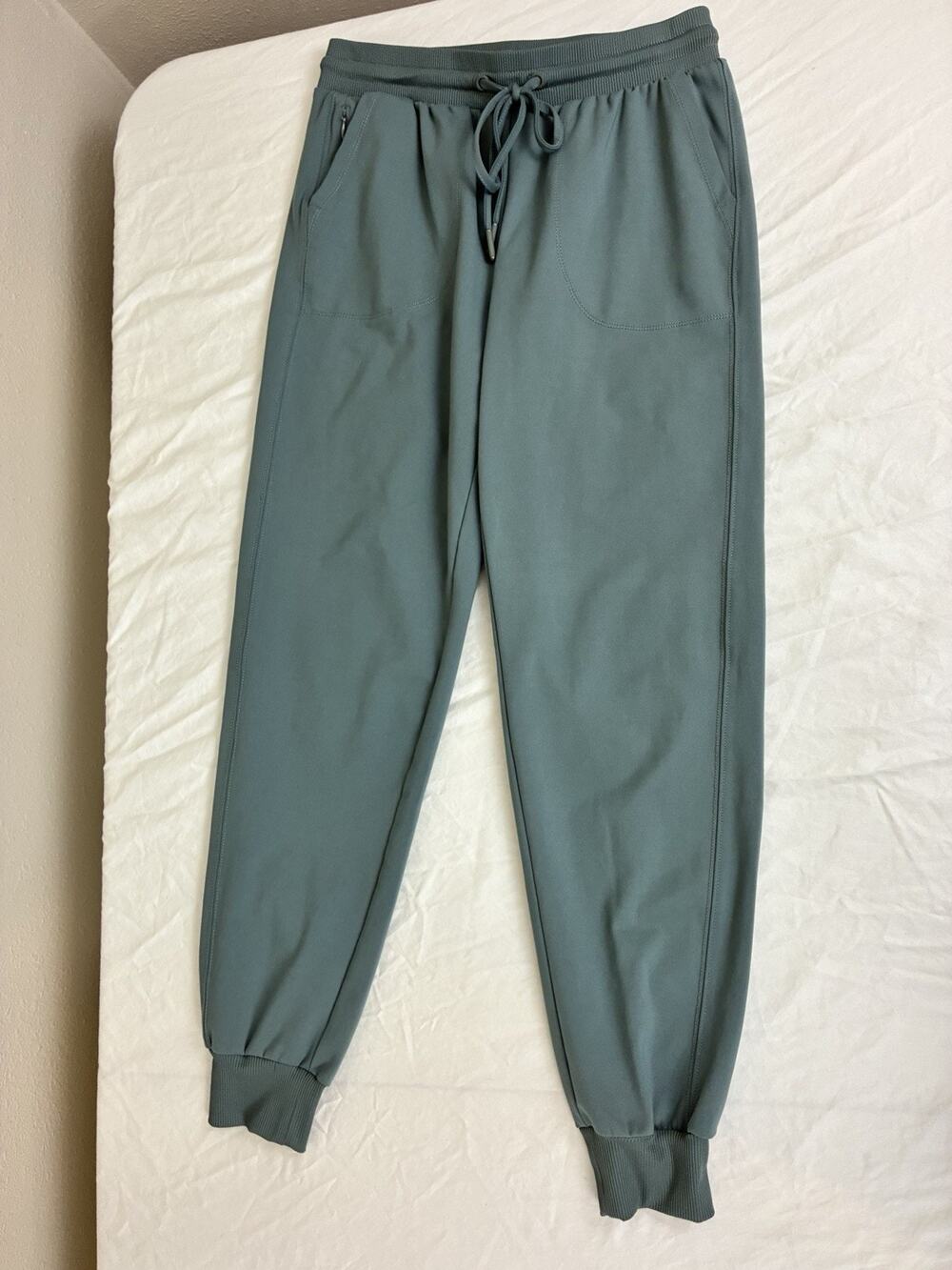 Rachel Zoe Women’s Green/blue Solid Jogger S